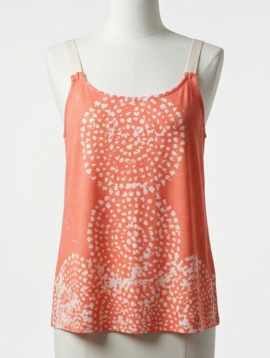 LOFT Tops - LOFT Sleeveless Boho Ribbon Strap Flowy Tank Top Size XS